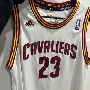 Kids large LeBron James Cavs jersey